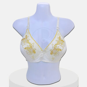Stylo Bold Floral Embroidered Cotton-bra